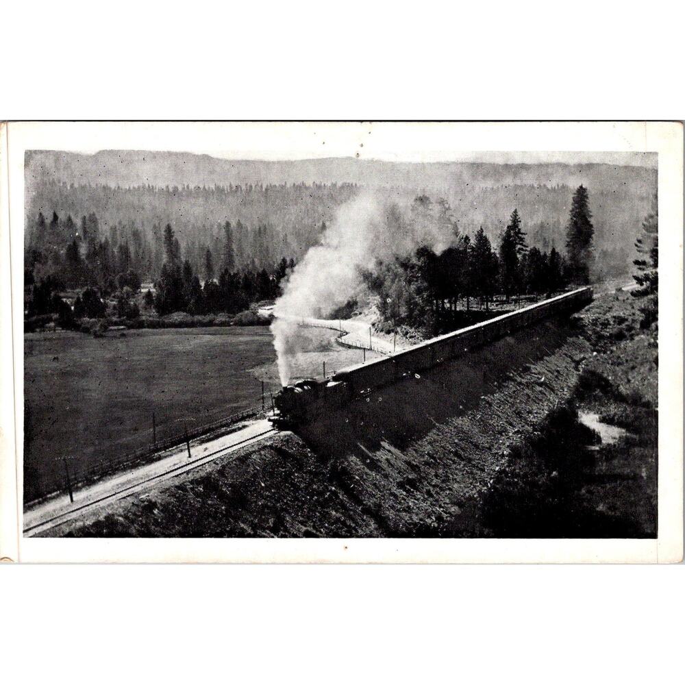On Line of Western Pacific Railroad Near Blairsden CA Vintage Postcard SP17-14